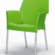 Canteen chairs or garden chair Design recyclable Green