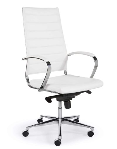 Chaise de bureau ergonomique design 601 dossier haut