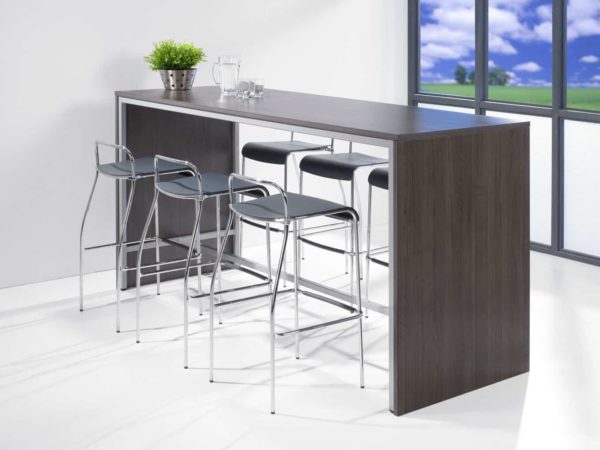 Table haute : Table mange-debout ou table de bar 140x80cm