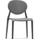 Canteen chair or garden chair Italian design Anthracite