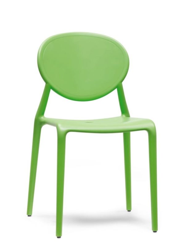 Canteen chair or garden chair Italian design Pistachio