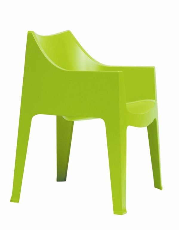 Kantinenstuhl oder Gartenstuhl recycelbar Pistazie