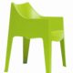 Silla de comedor o silla de jardín reciclable Pistacho