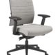 Office chair 1332 in gray wool felt