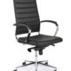 Ergonomischer Bürostuhl Design 601 mit hoher Rückenlehne in Schwarz