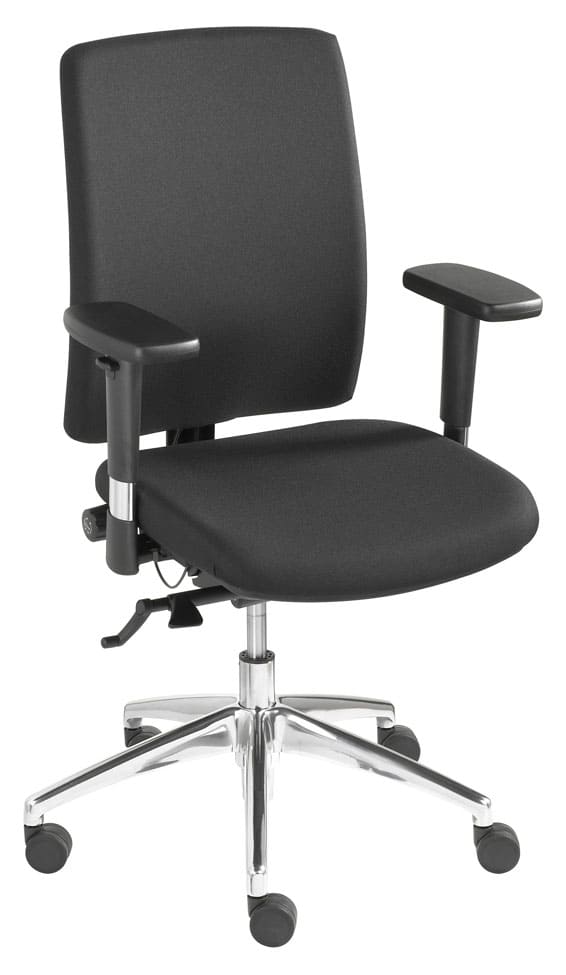 Chaise de bureau ergonomique 1414 noire NPR 1813