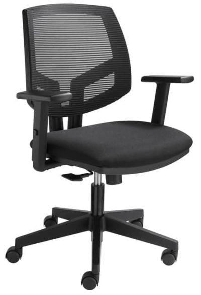 Ergonomic office chair fabric 1638 with mesh back