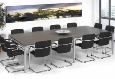 Table de réunion 12 personnes Cube 320x160cm