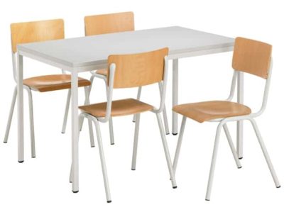 Kantinestoel stapelstoel model Milaan