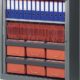 Steel roller door cupboard 135x120x43cm