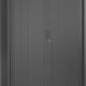 Steel roller door cupboard 198x120x43cm Anthracite