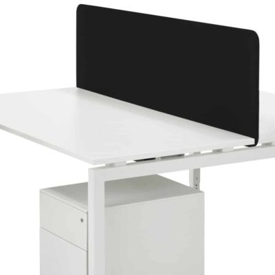 Desk screen for desk or bench