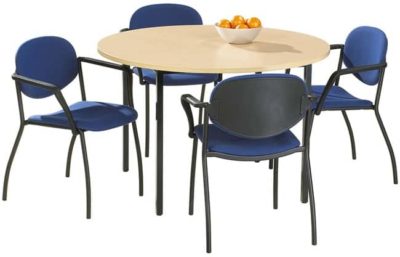 Round conference table or office table Cube 120 cm