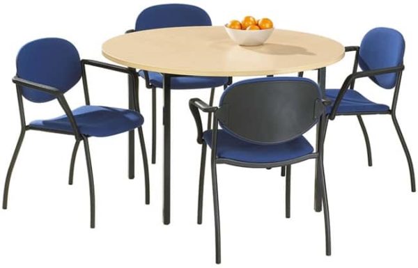 Table de conférence ronde ou table de bureau
