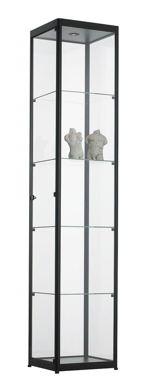 Display cabinet with 4 shelves 200x40x40