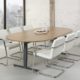 Oval conference table design T-leg 240x120cm