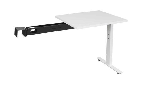 Mesa extensible de escritorio con patas en T Diseño 80x60cm
