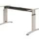 Höhenverstellbarer Schreibtisch mit T-Bein und 2T-Basis