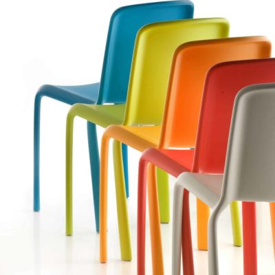 Chaise de cantine en plastique Design Pedrali Smel