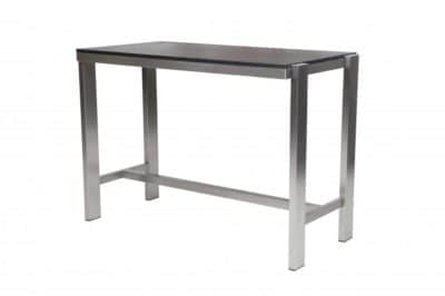 Standing table with stainless steel base Prague