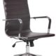 Office chair Amber genuine leather Brown