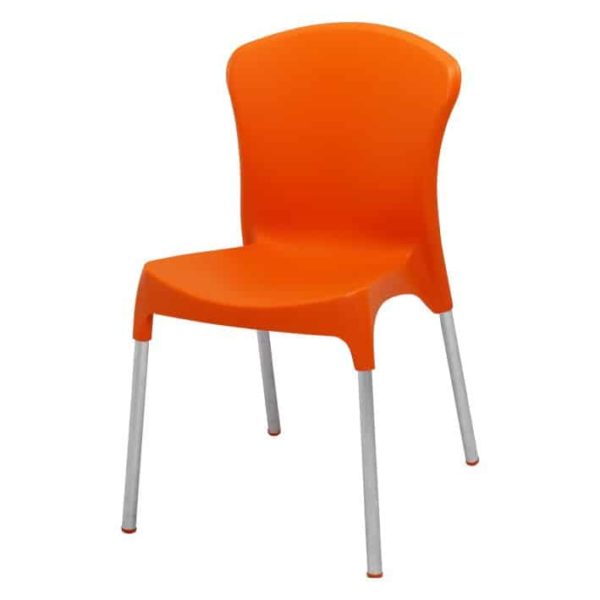 Chaise de cantine Annelies Orange