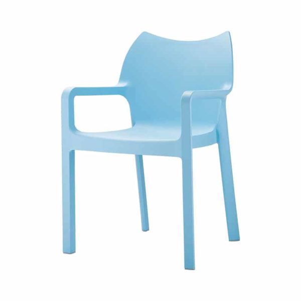 Canteen chair Zoë Light Blue