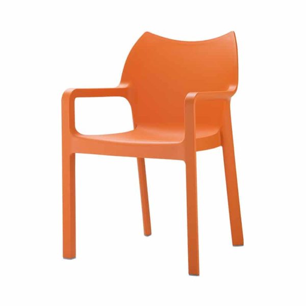 Canteen chair Zoë Orange