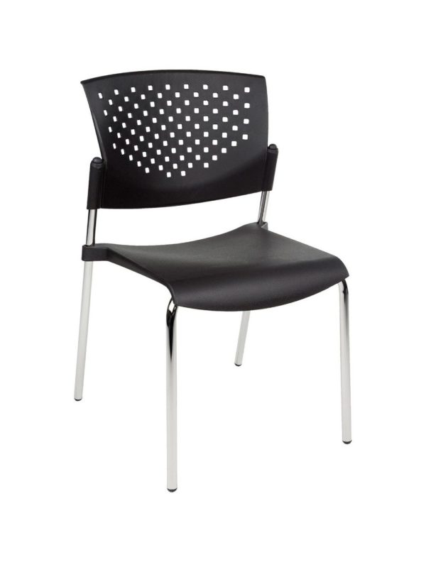 Conference chair or canteen chair Spring Chrome Frame without armrests