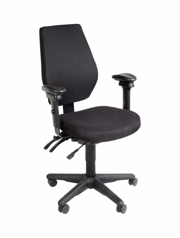 Office chair Basic Black with plastic base
