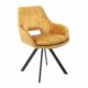 Haegens conference chair with armrests Yellow