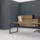 Executive desk Cube with floating top