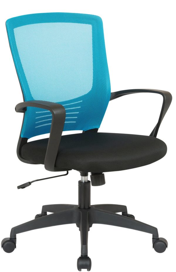Chaise de bureau Gjovik bleue
