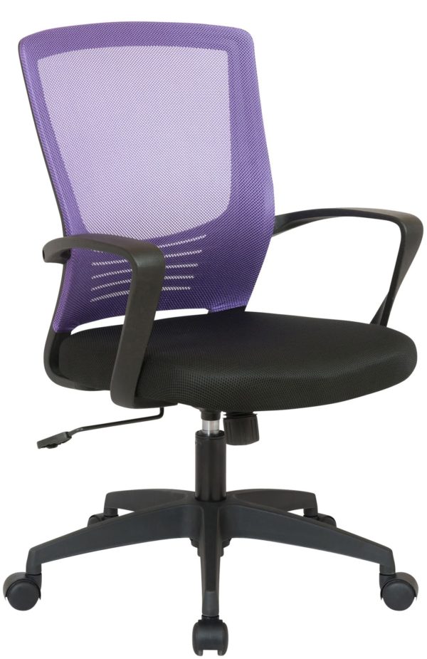 Chaise de bureau Gjovik violet