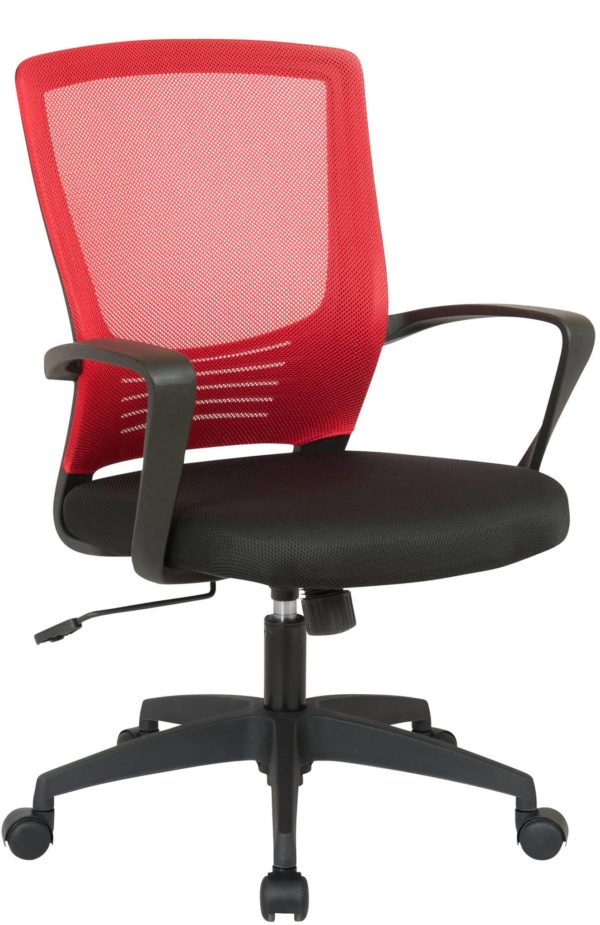 Chaise de bureau Gjovik rouge