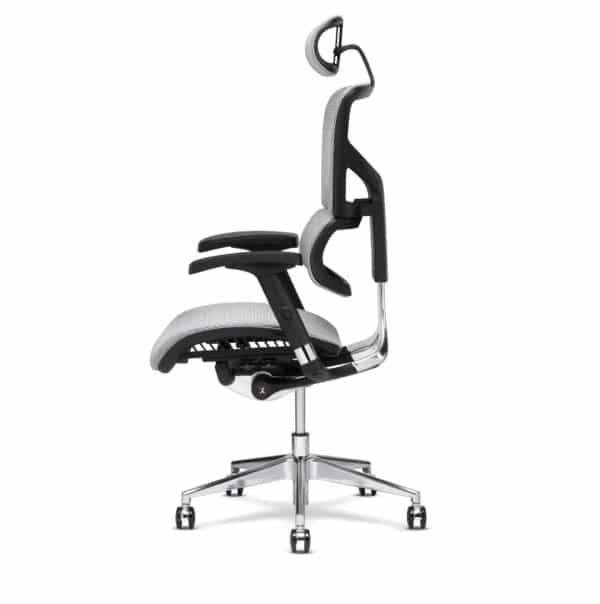 Chaise de bureau X-Chair X2 Blanc avec appui-tête