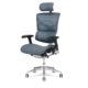 Chaise de bureau X-Chair X3 Gris avec appui-tête