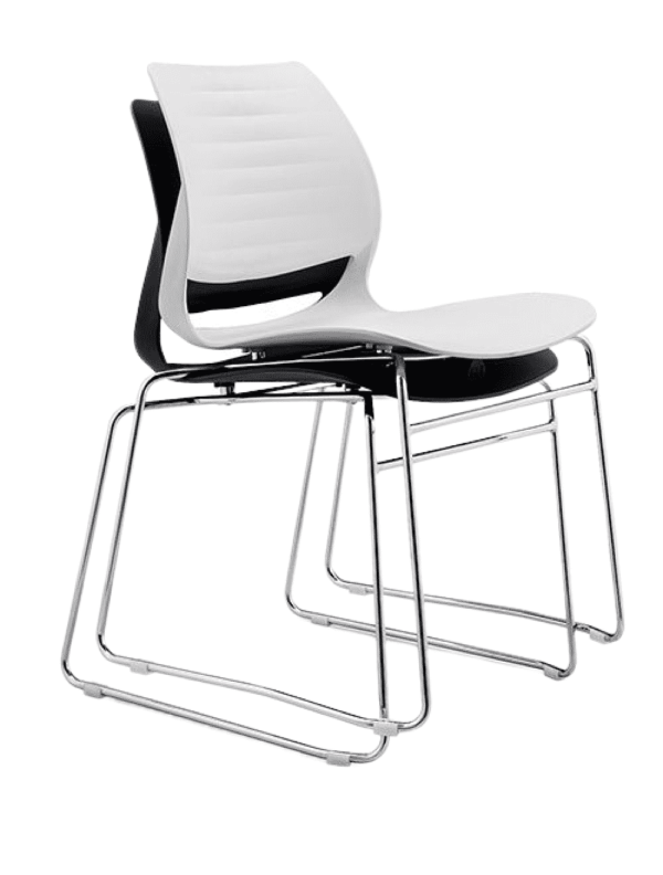 Venetia Canteen Chair With Plastic Seat