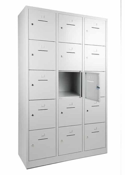 Locker cabinet SHC with doors with letter slot