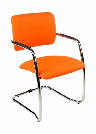 Magentix conference chair with back and seat in fabric