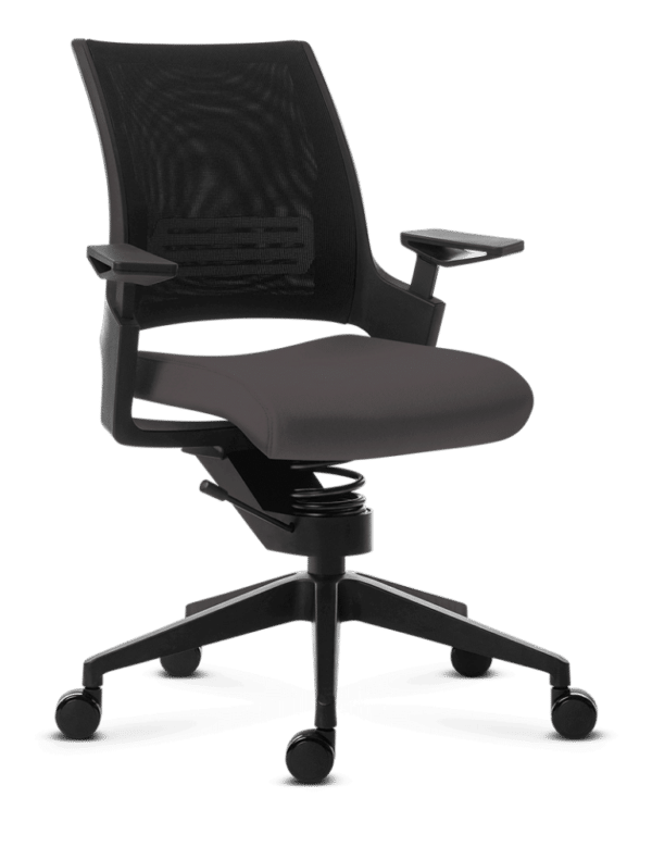 Chaise de bureau ergonomique Adaptic Mio Gris foncé