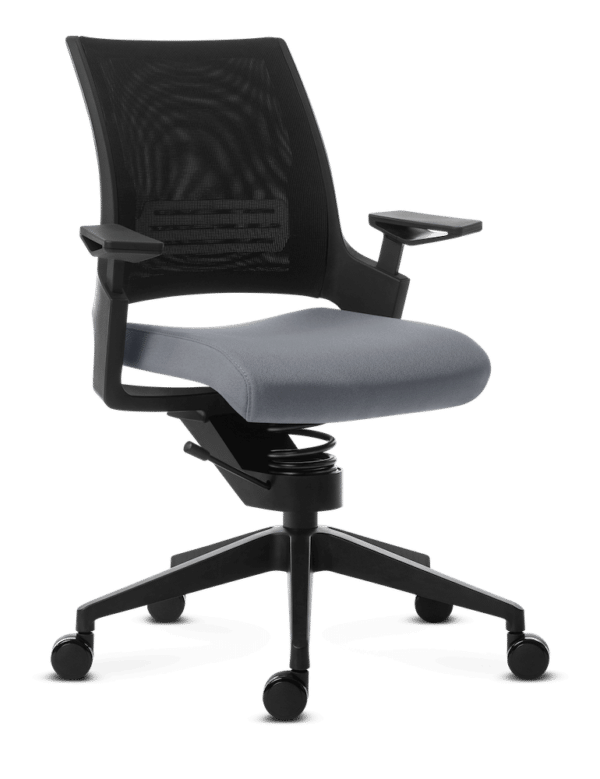 Chaise de bureau ergonomique Adaptic Mio Gris